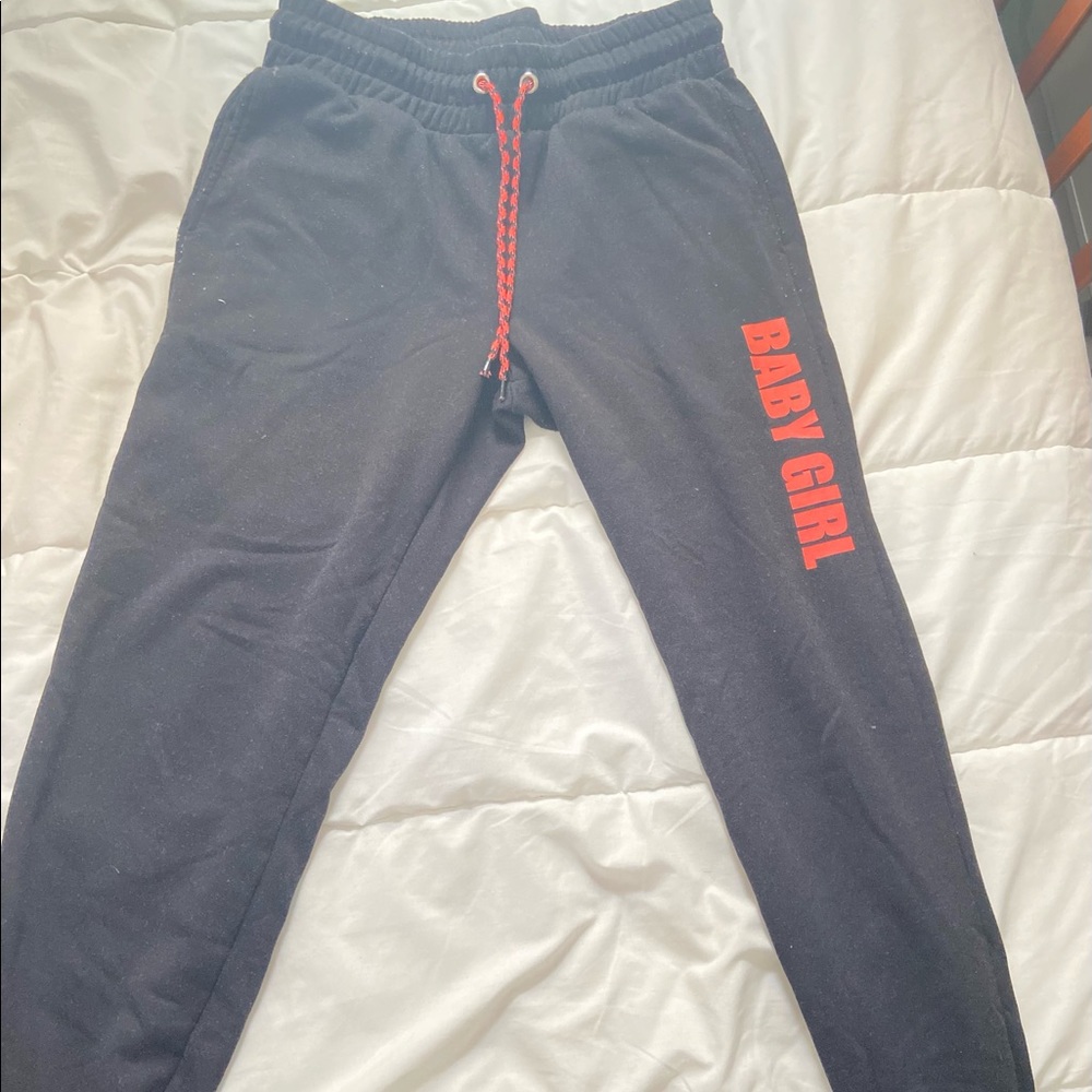 Black sweatpants